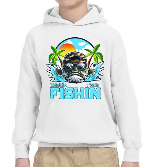 KIDS HOODIE - FISHIN (Juniors)