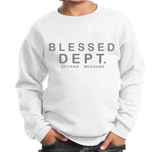 KIDS CREWNECK - BLESSED GREY (Juniors)