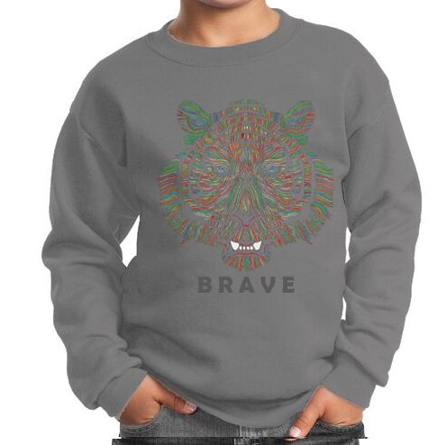 KIDS CREWNECK - BRAVE (Toddlers)