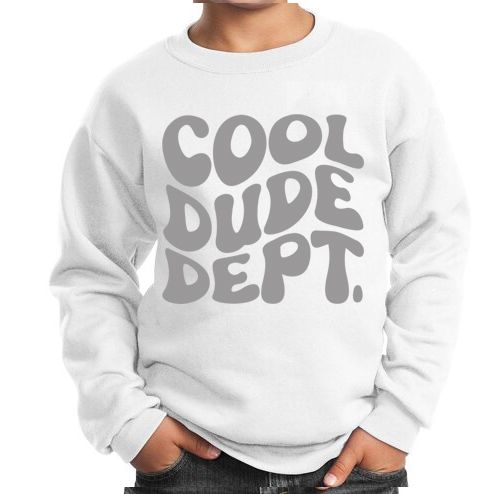 KIDS CREWNECK - DUDE GREY (Toddlers)