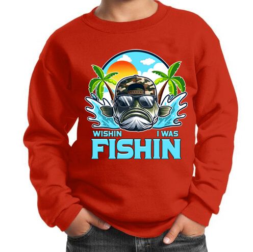 KIDS CREWNECK - FISHIN (Toddlers)