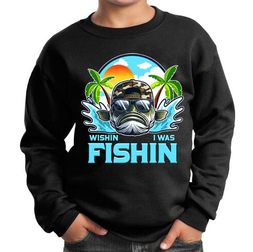 KIDS CREWNECK - FISHIN (Toddlers)