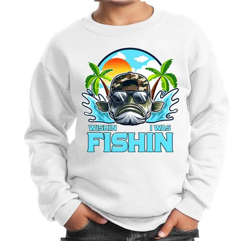 KIDS CREWNECK - FISHIN (Toddlers)