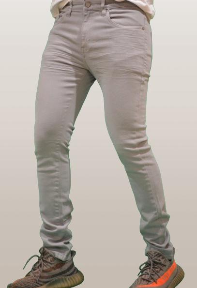 SUPER STRETCH DENIM - SLIM FIT - BASIC GREY (DZTR-299)