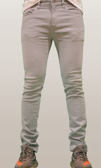 SUPER STRETCH DENIM - SLIM FIT - BASIC BEIGH (DZTR-301)