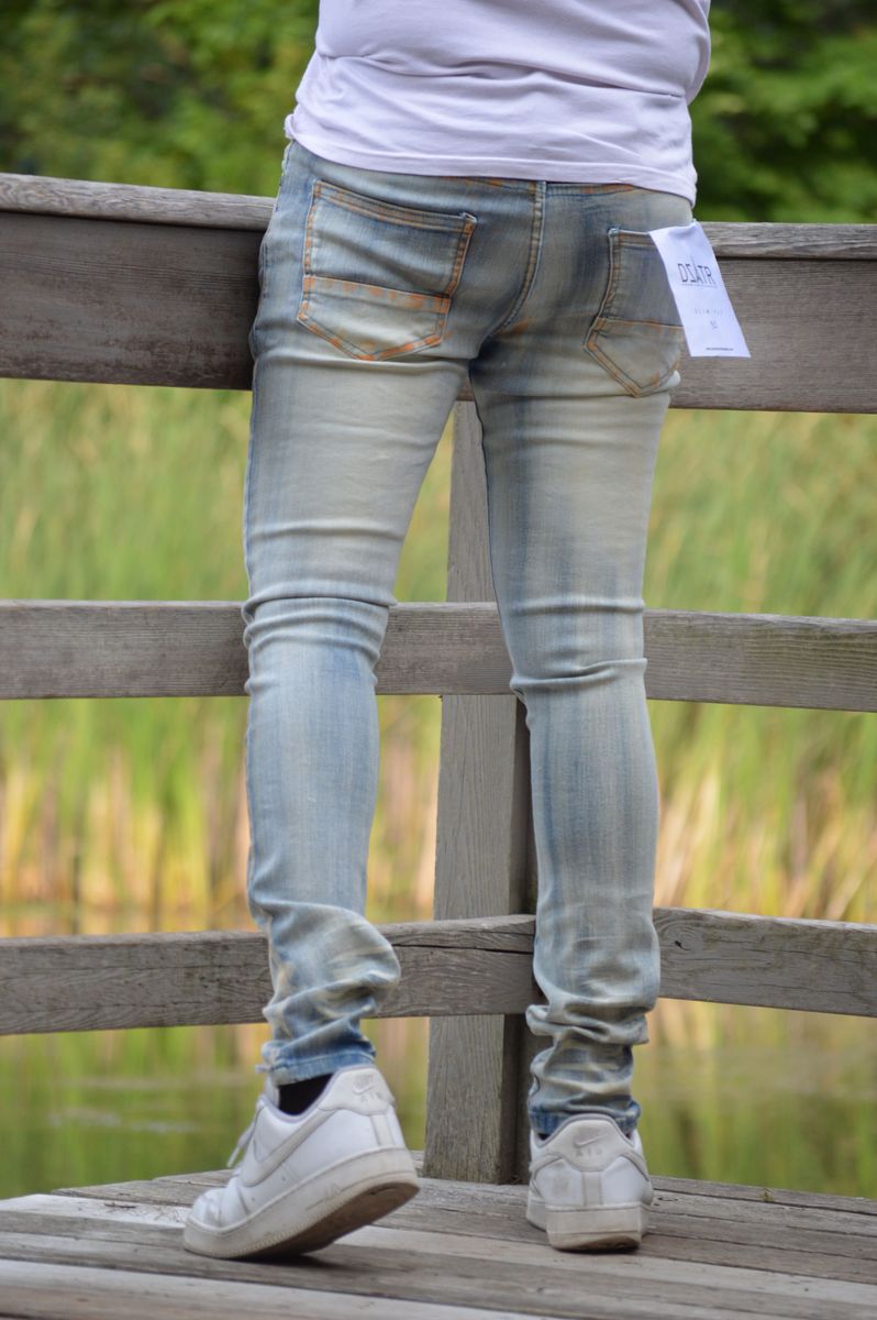 SUPER STRETCH DENIM - SLIM FIT - LIGHT BLUE TINT (DZTR-339)