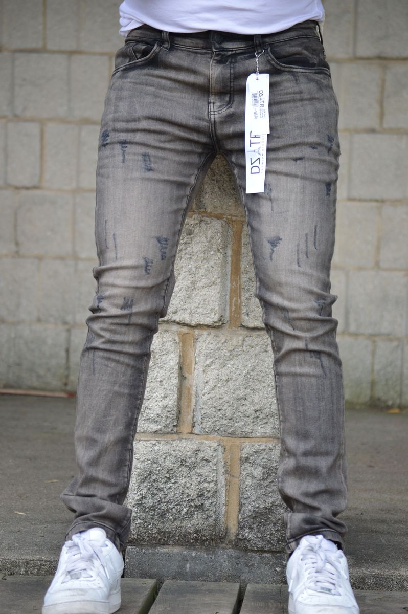 SUPER STRETCH DENIM - SLIM FIT - VINTAGE BLACK (DZTR-358)