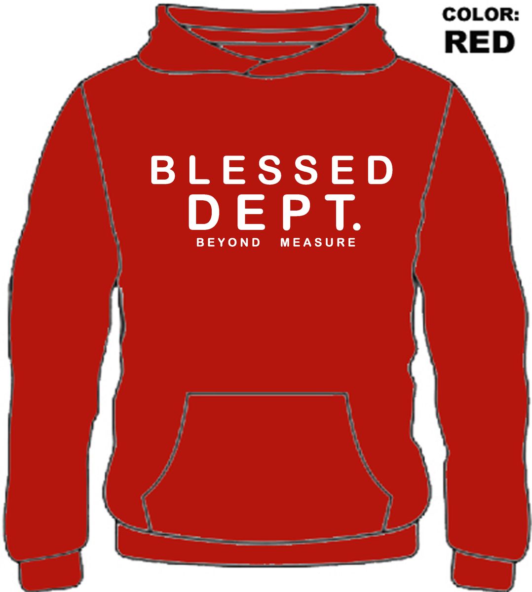 HOODIE - BLESSED WHT (HOODIE - BLESSED WHT)