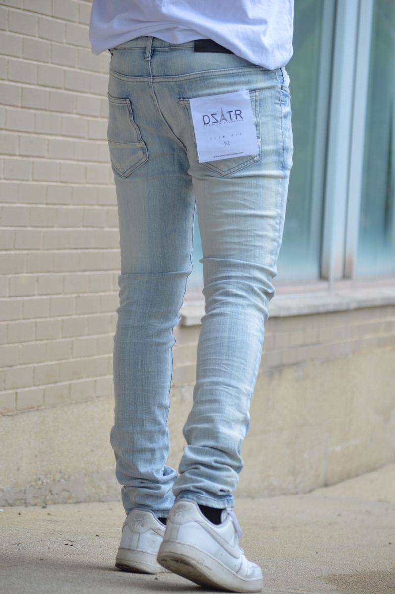 SUPER STRETCH DENIM - SLIM FIT - ICE CRUSH (DZTR-295)