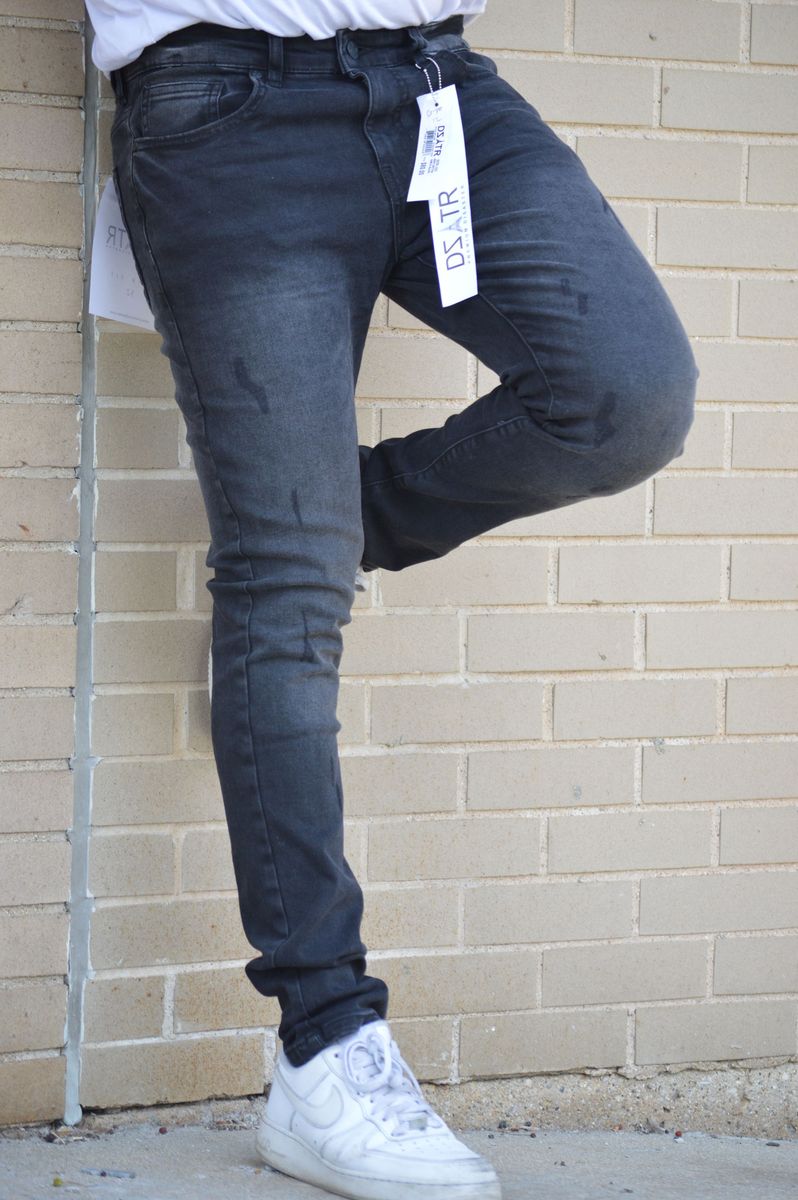 SUPER STRETCH DENIM - SLIM FIT - SUBTLE BLACK (DZTR-333)