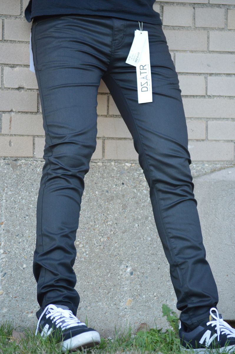 WAX BLACK STRETCH PANTS (DZTR 233)