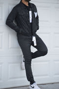 "WAX JACKET" - BLACK