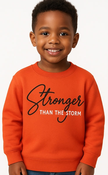 KIDS SWEATSHIRT - STRONG - RED