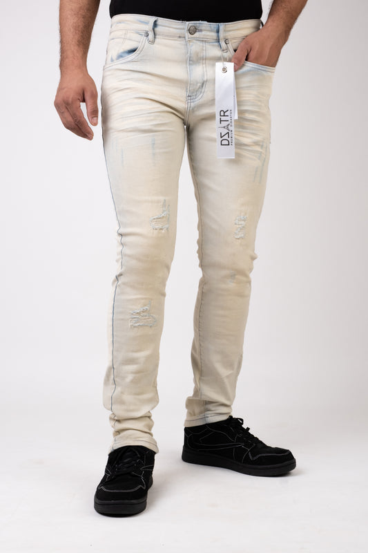 MENS SKINNY ULTRA STRETCH DENIM -VANILLA ICE DZTR -423