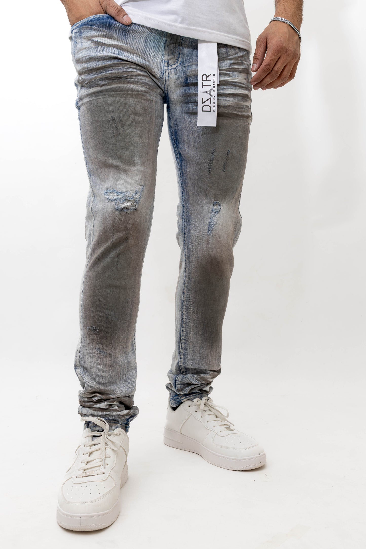 MENS CLASSIC ULTRA STRETCH DENIM -BLUE DIESEL DZTR -476