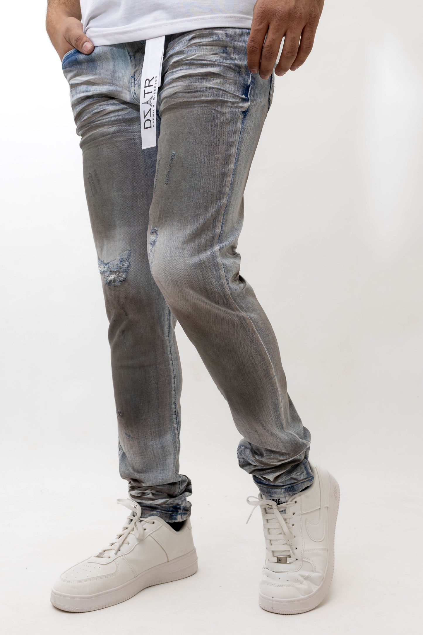 MENS CLASSIC ULTRA STRETCH DENIM -BLUE DIESEL DZTR -476