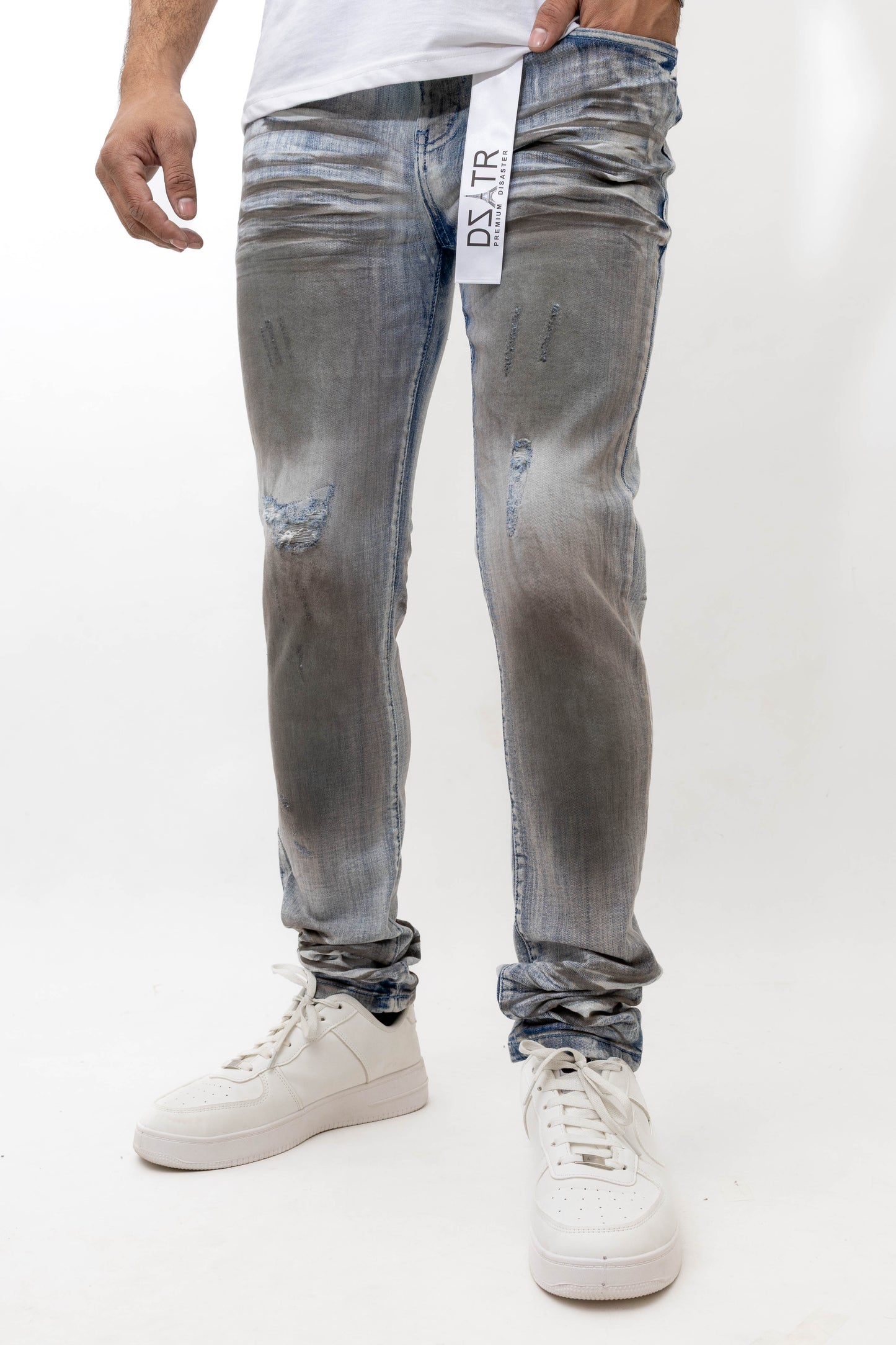 MENS CLASSIC ULTRA STRETCH DENIM -BLUE DIESEL DZTR -476