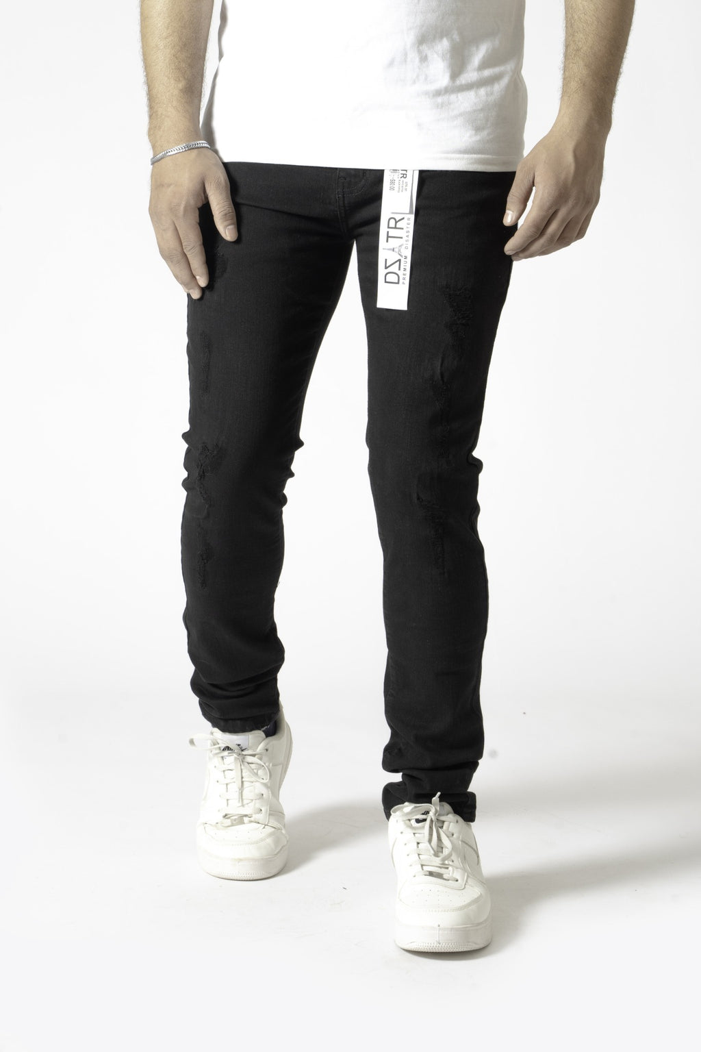 "Black 3D Ripped" - 351