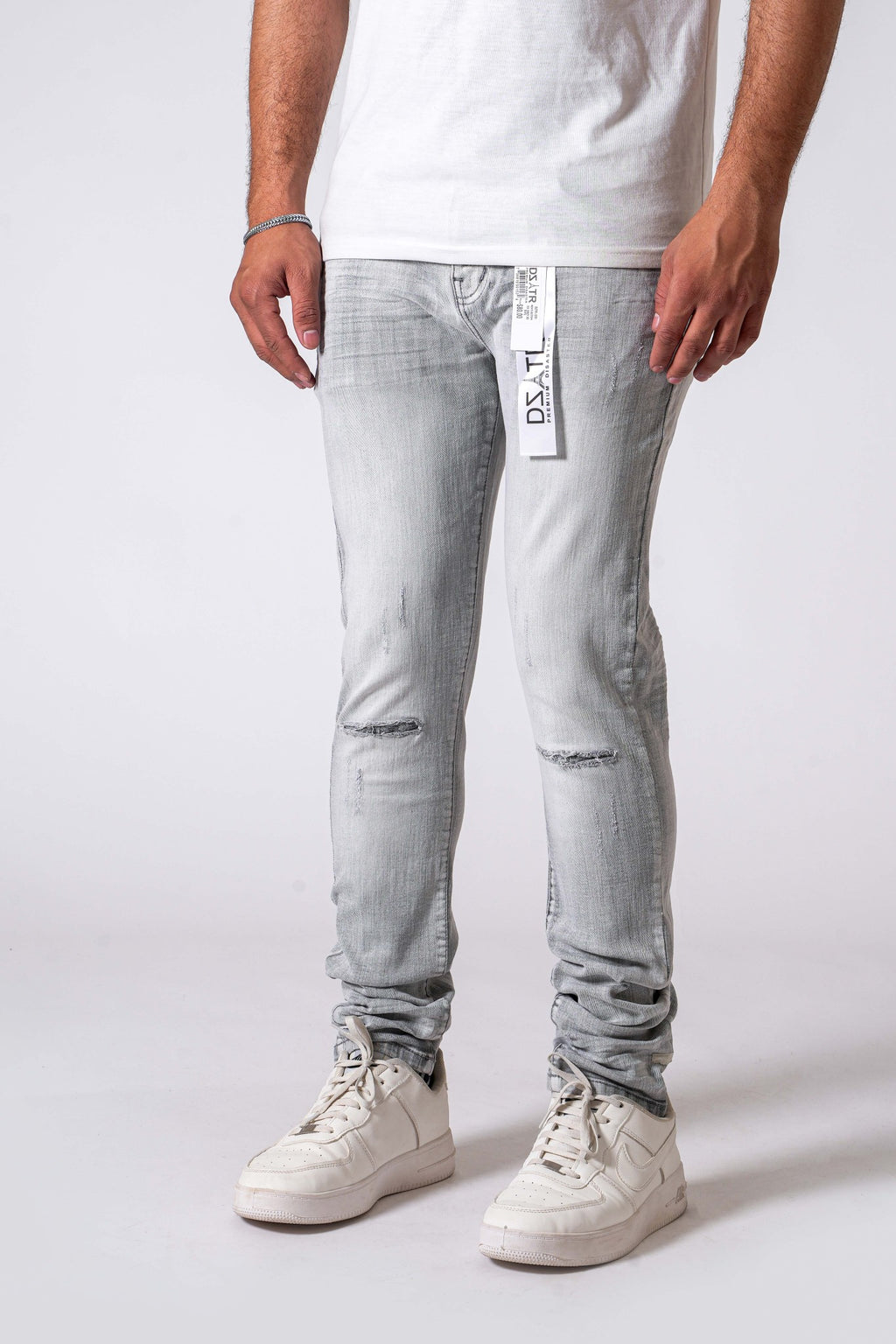 "Ice Grey 3D Rips" DZTR - 551