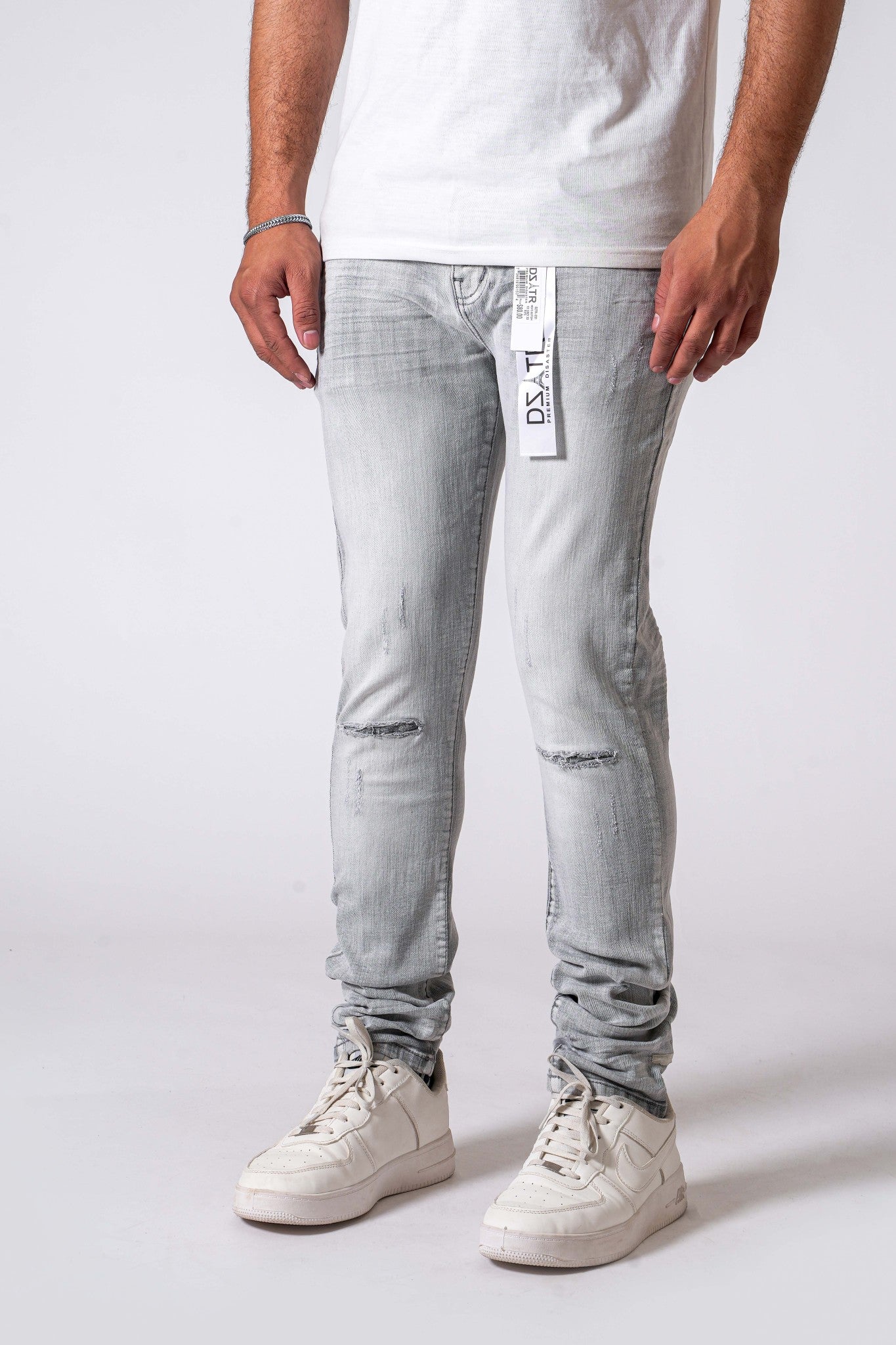 "Ice Grey 3D Rips" DZTR - 551