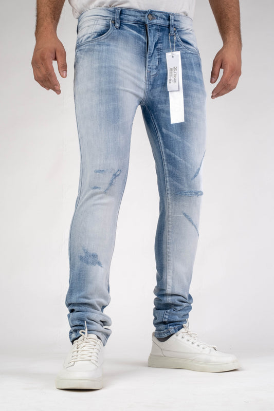 MENS CLASSIC ULTRA STRETCH DENIM - BLUE DZTR-448