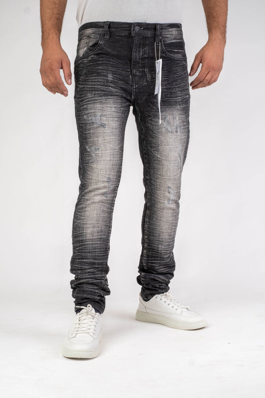 MENS CLASSIC ULTRA STRETCH DENIM - BLACK DZTR-459