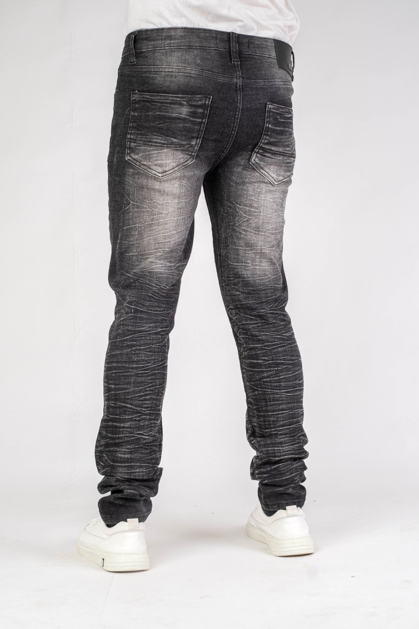 MENS CLASSIC ULTRA STRETCH DENIM - BLACK DZTR-459