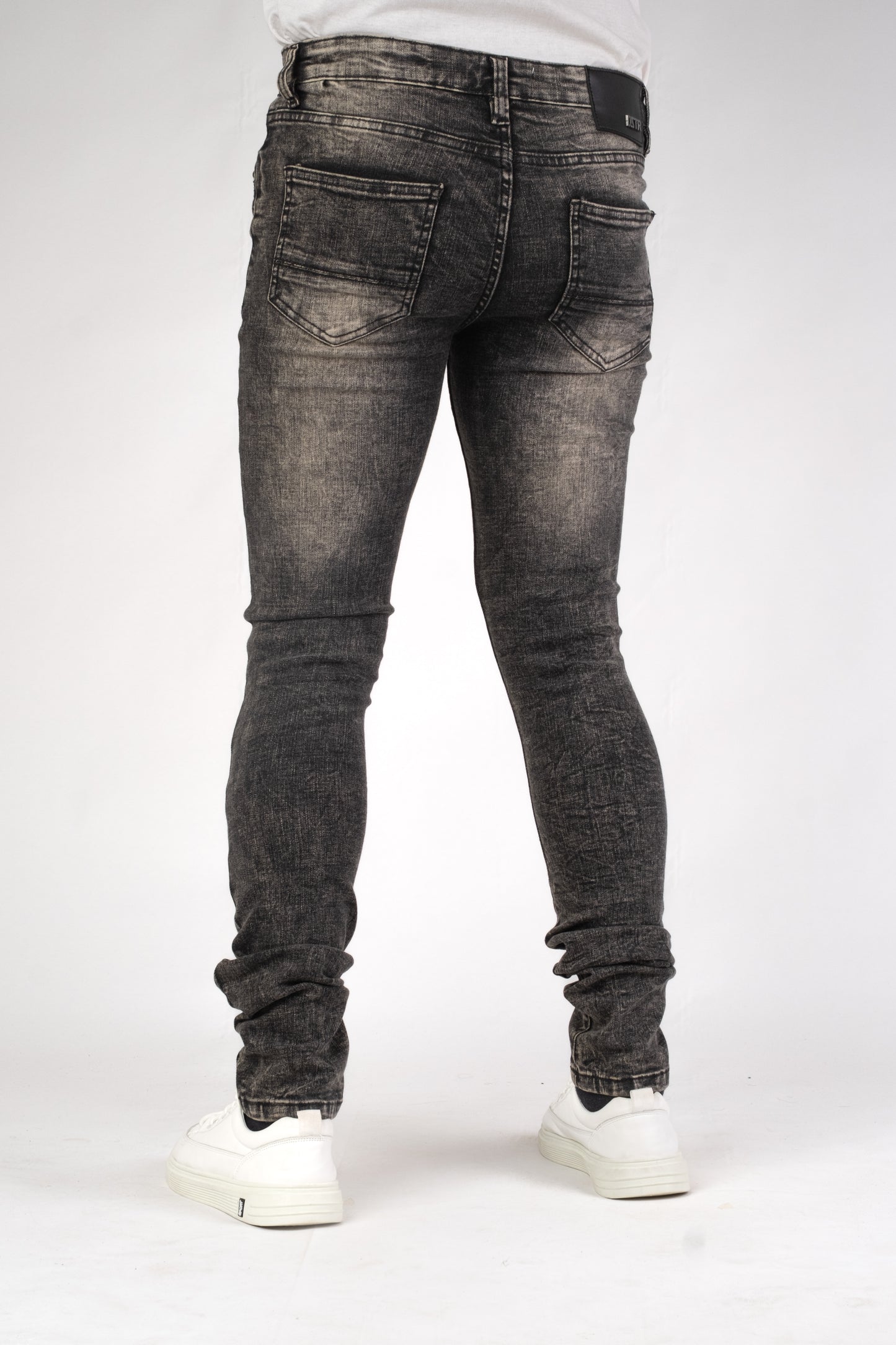MENS CLASSIC ULTRA STRETCH DENIM - BLACK VINTAGE DZTR-478