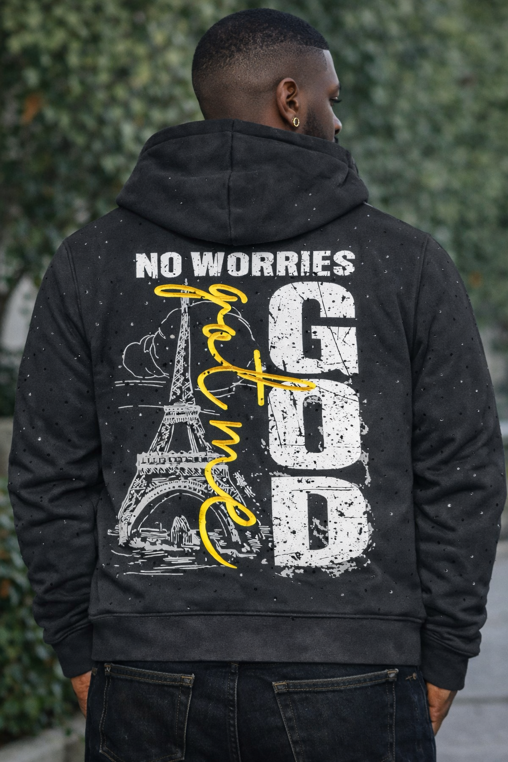 "MEN STONE HOODIE" -GOD