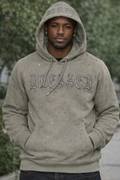 "MEN STONE HOODIE GREY" -BLESSED