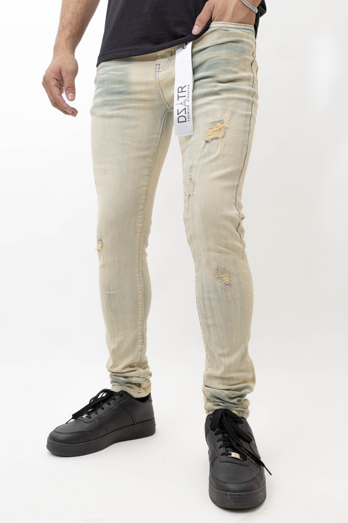 MENS CLASSIC ULTRA STRETCH DENIM - LEMON-440