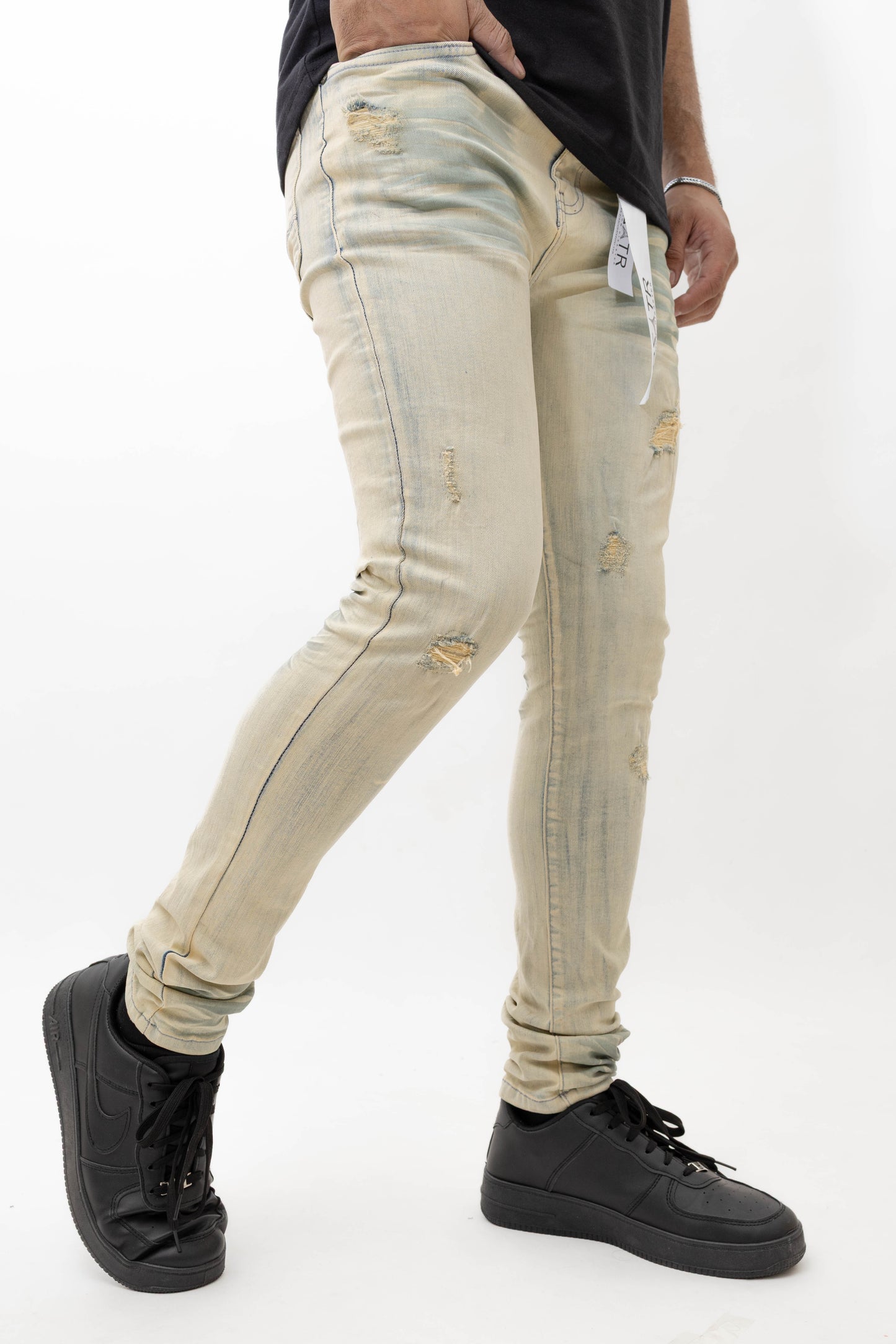 MENS CLASSIC ULTRA STRETCH DENIM - LEMON-440