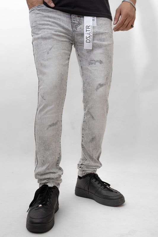 MENS CLASSIC ULTRA STRETCH DENIM -GREY DZTR -432