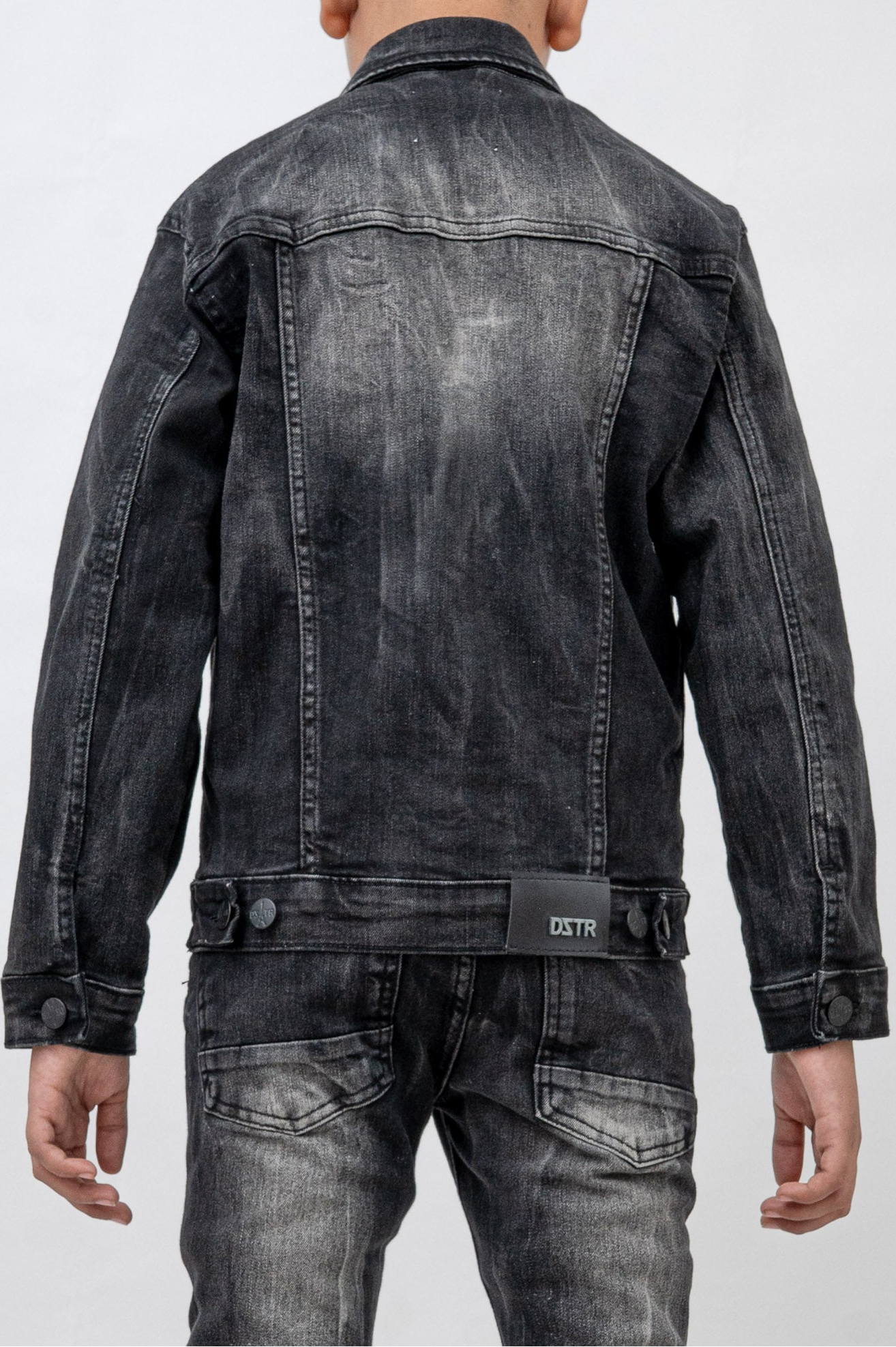 KIDS JACKET "BLACK WASH"