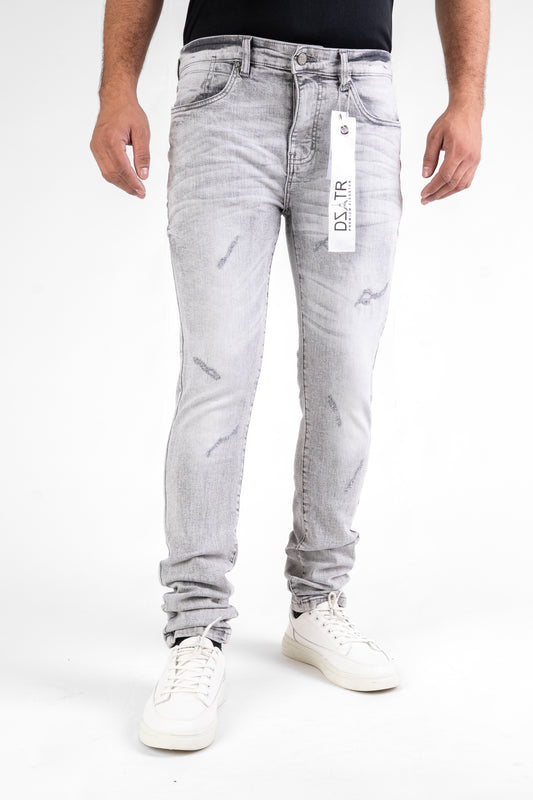 MENS CLASSIC ULTRA STRETCH DENIM -GREY DZTR -432