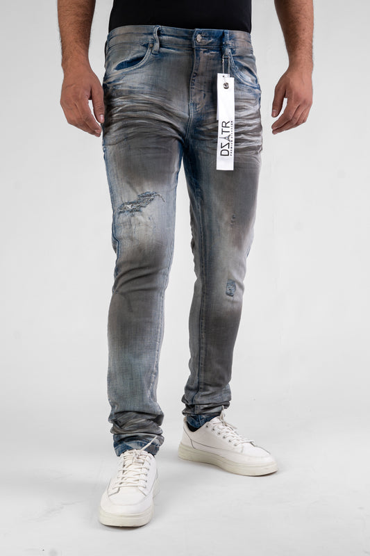 MENS CLASSIC ULTRA STRETCH DENIM -BLUE DIESEL DZTR -476