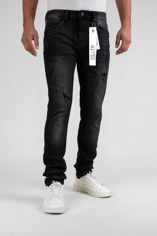 MENS CLASSIC ULTRA STRETCH DENIM - BLACK -456