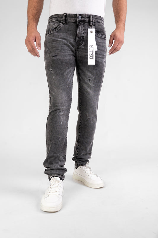 MENS CLASSIC ULTRA STRETCH DENIM - BLACK DZTR-452