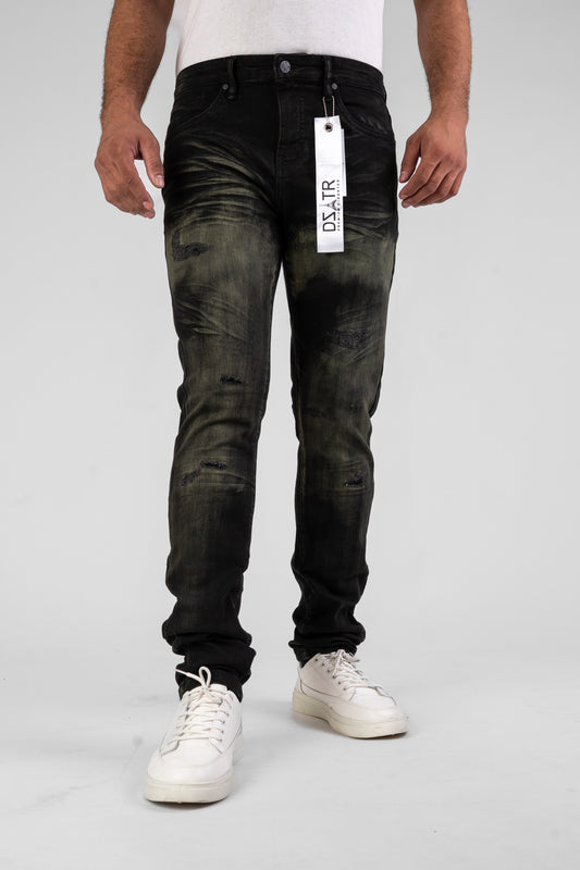 MENS CLASSIC ULTRA STRETCH DENIM -BLACK DZTR -480