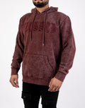 "MEN HOODIE MAROON" -BLESSED