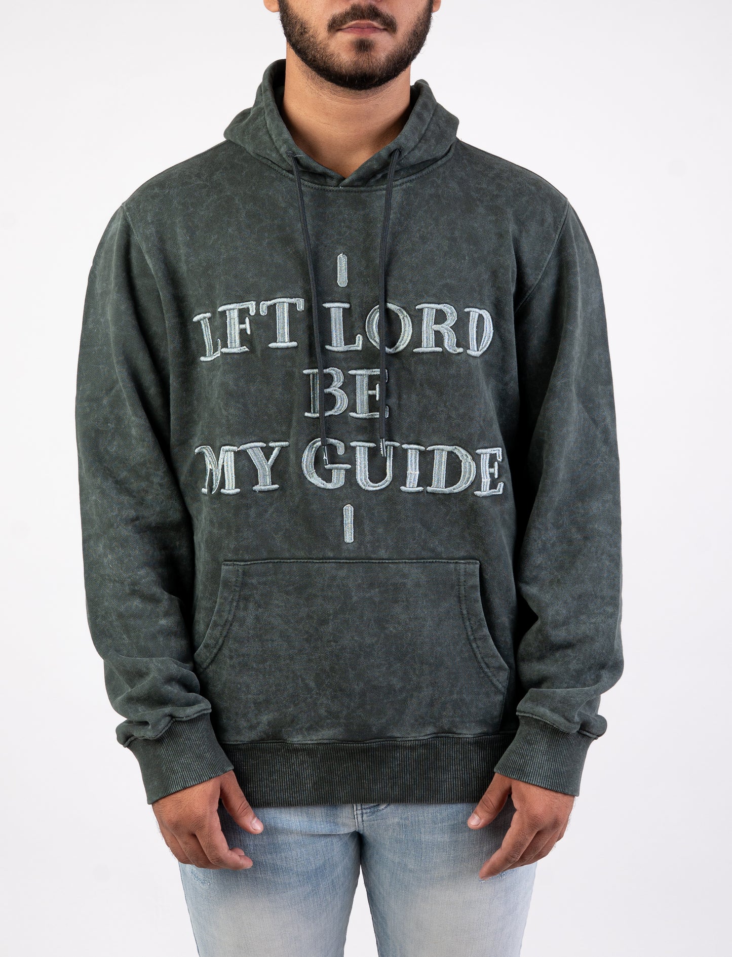 MEN HOODIE-LET LORD BE MY GUIDE