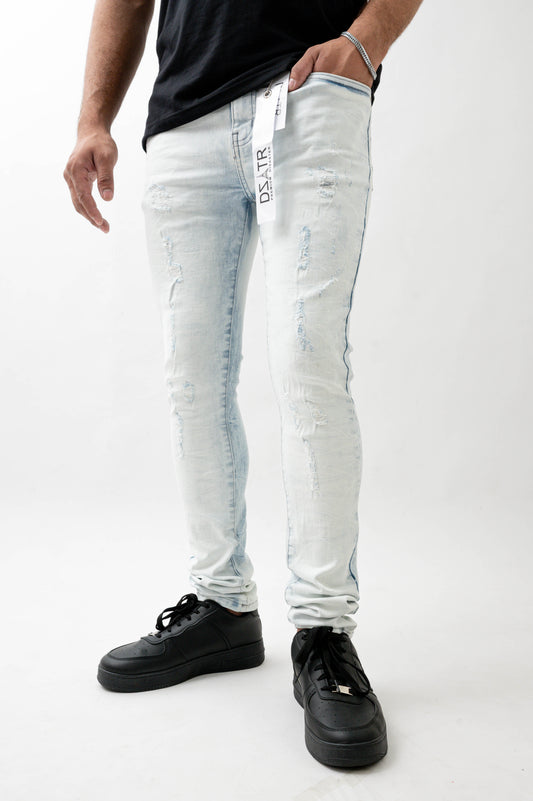 MENS SKINNY ULTRA STRETCH DENIM -CLOUD ICE DZTR -455