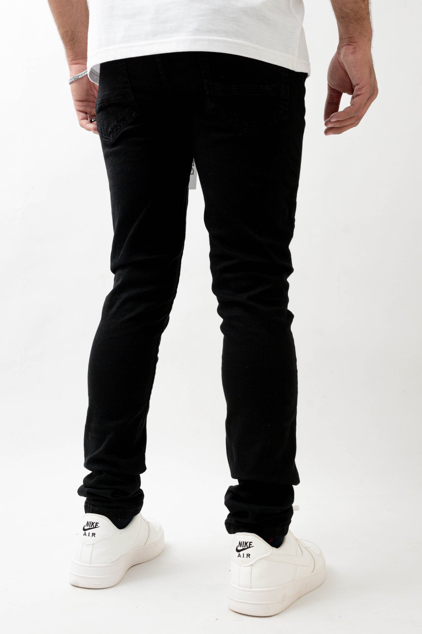 MENS SKINNY ULTRA STRETCH DENIM - JET BLACK DZTR -351